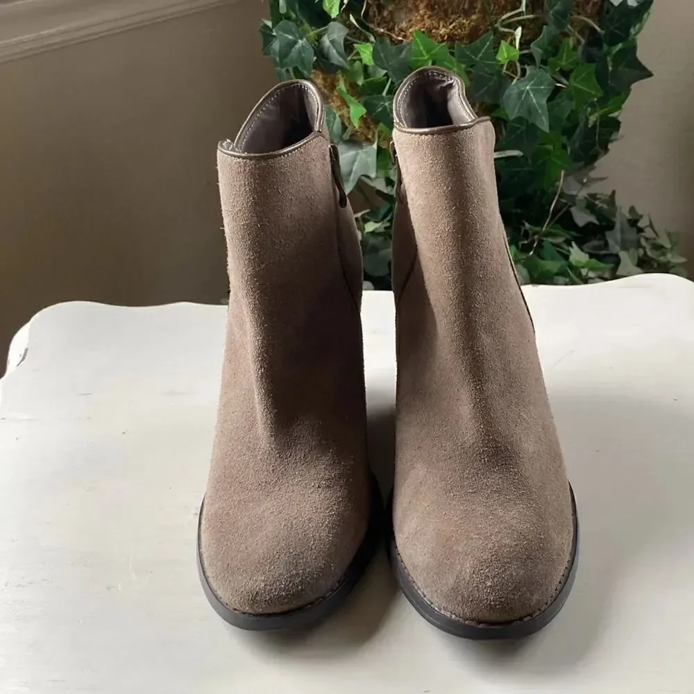 Very Volatile Los Angeles Leather Suede Ankle Boots Women’s 10